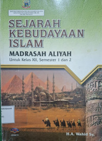 Image of Sejarah Kebudayaan Islam MA XII semester 1 dan 2